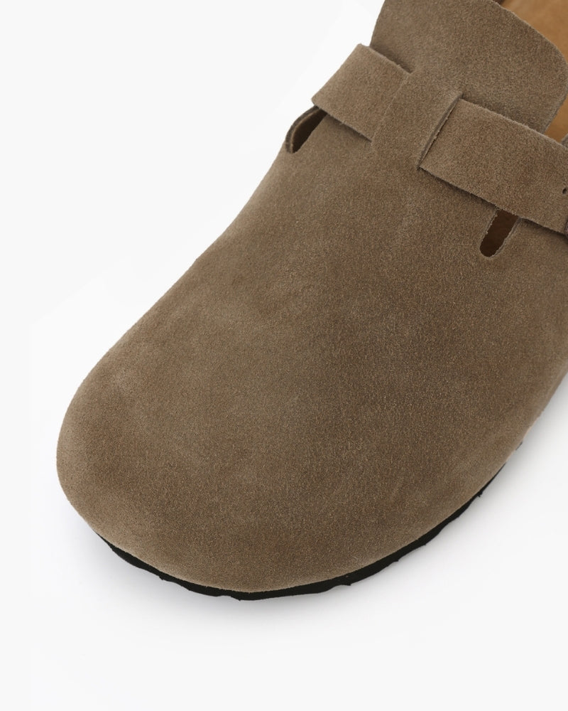 Suede Clogs of Timeless Elegance