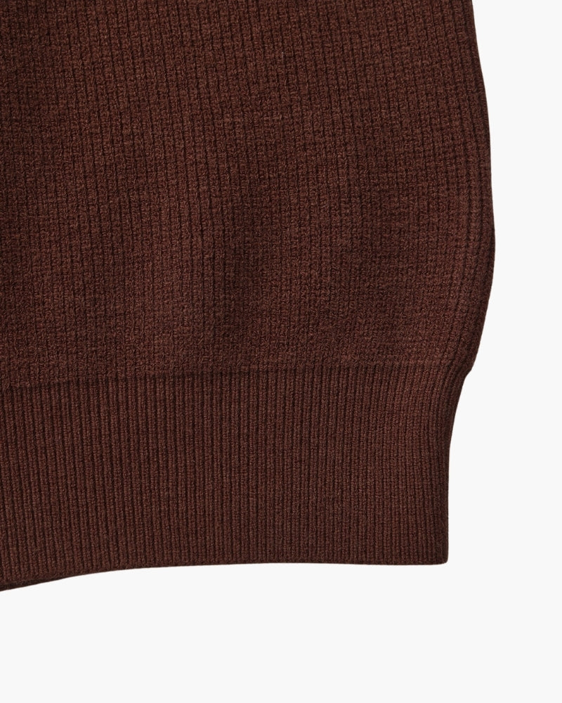 Refined Half-Zip Knit Sweater