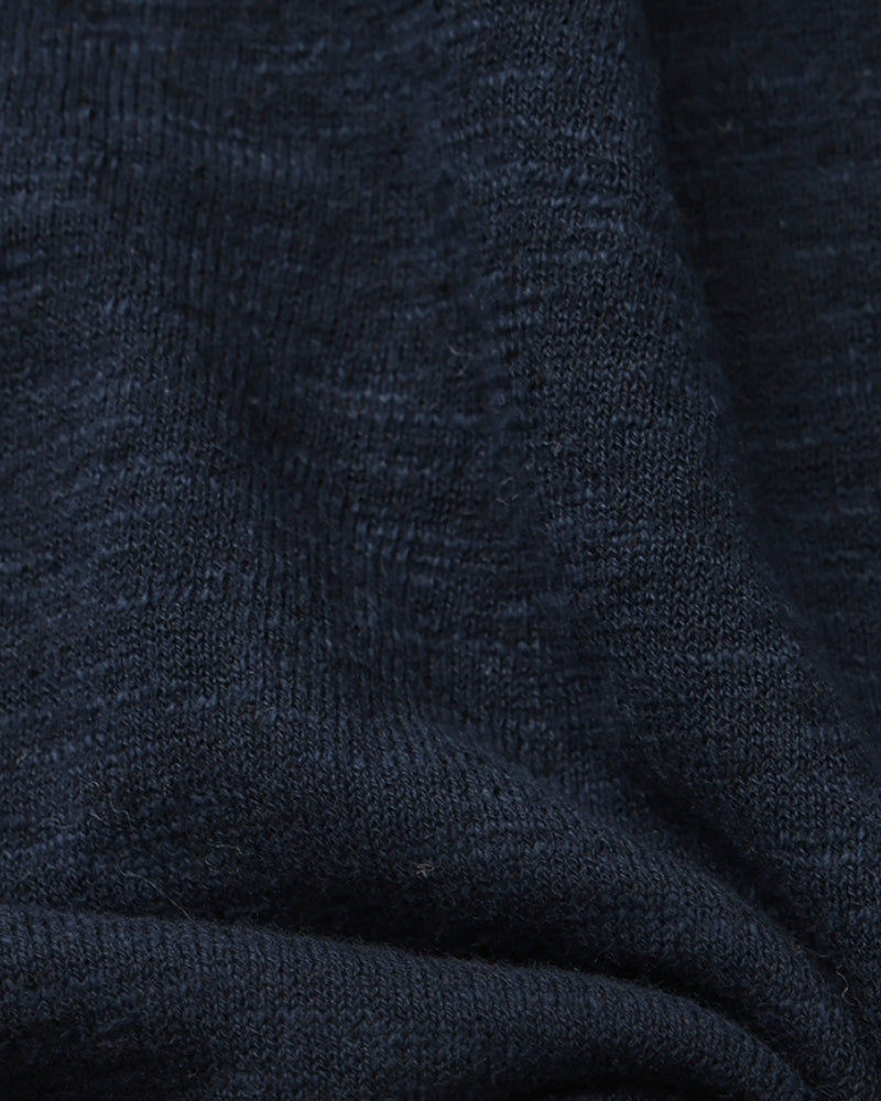 Linen-Cotton Essential Crewneck