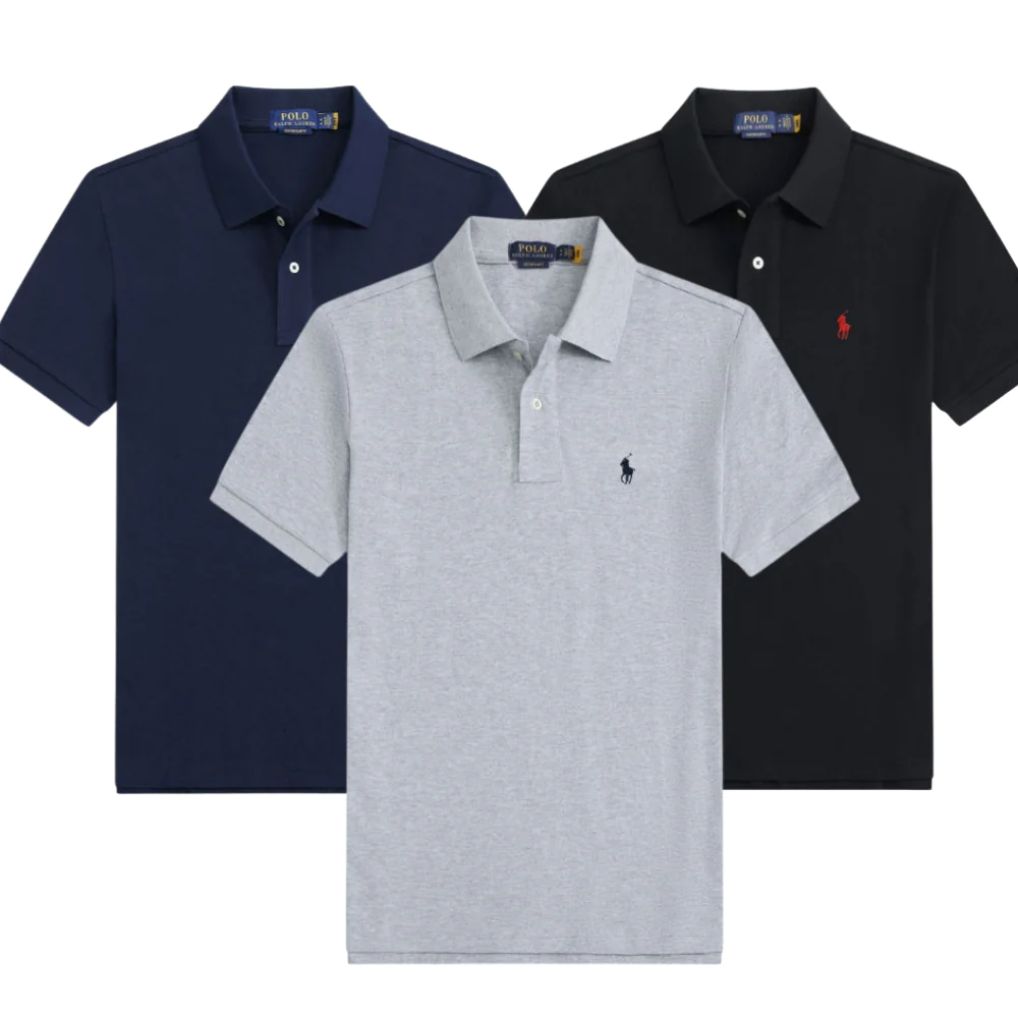 Kaufe 1, erhalte 3 – RL Classic Cotton Polo Shirt