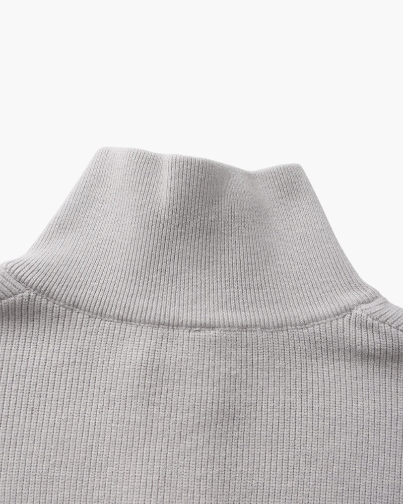 Refined Half-Zip Knit Sweater