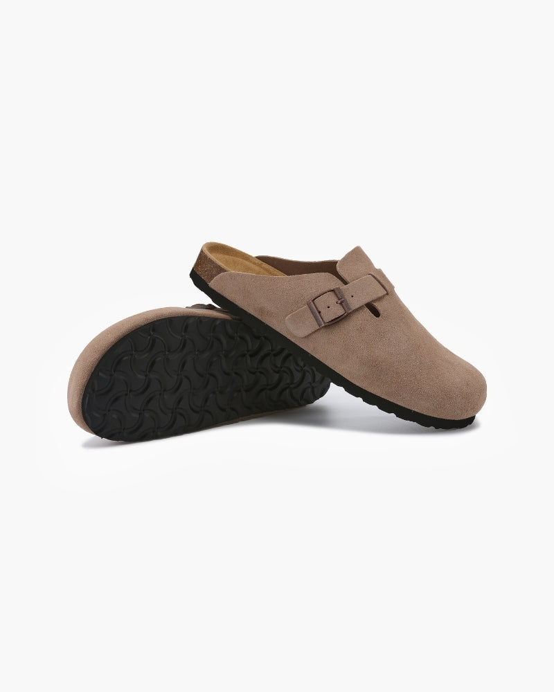 Suede Clogs of Timeless Elegance