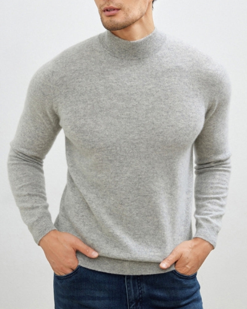 Cashmere Wool Turtleneck Sweater