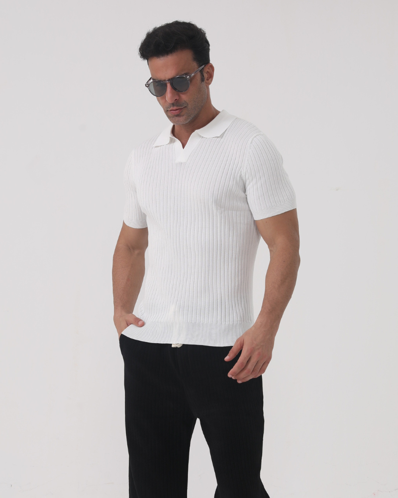 Florenz - Ribbed Cotton Polo