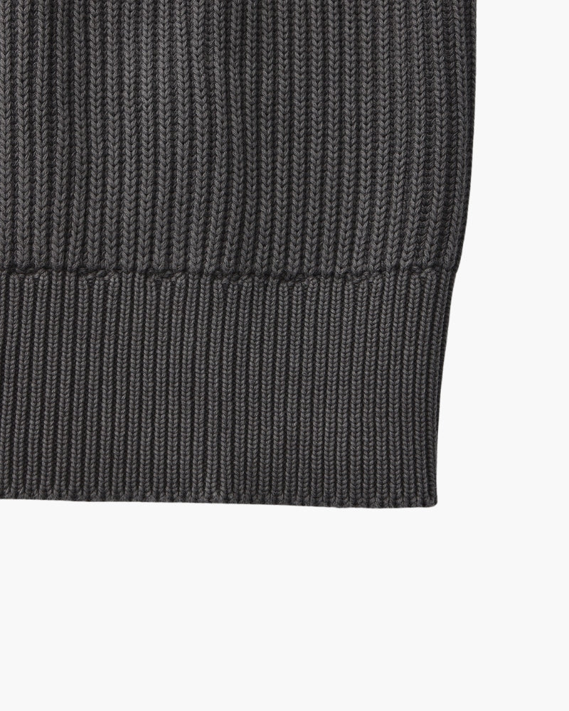 Ribbed Crew Neck Sweater