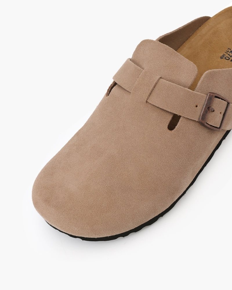 Suede Clogs of Timeless Elegance
