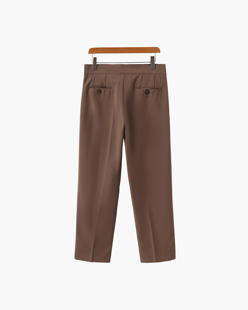 Parisian High-Waisted Trousers