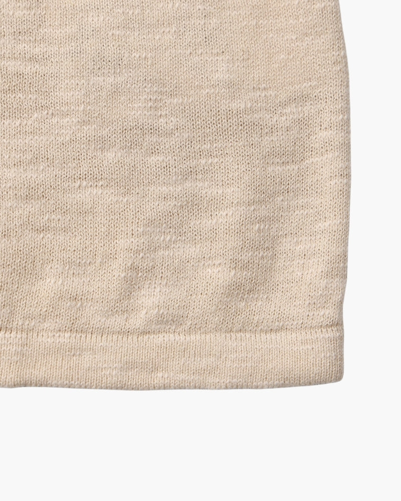 Linen-Cotton Essential Crewneck