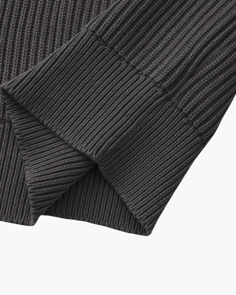 Ribbed Crew Neck Sweater