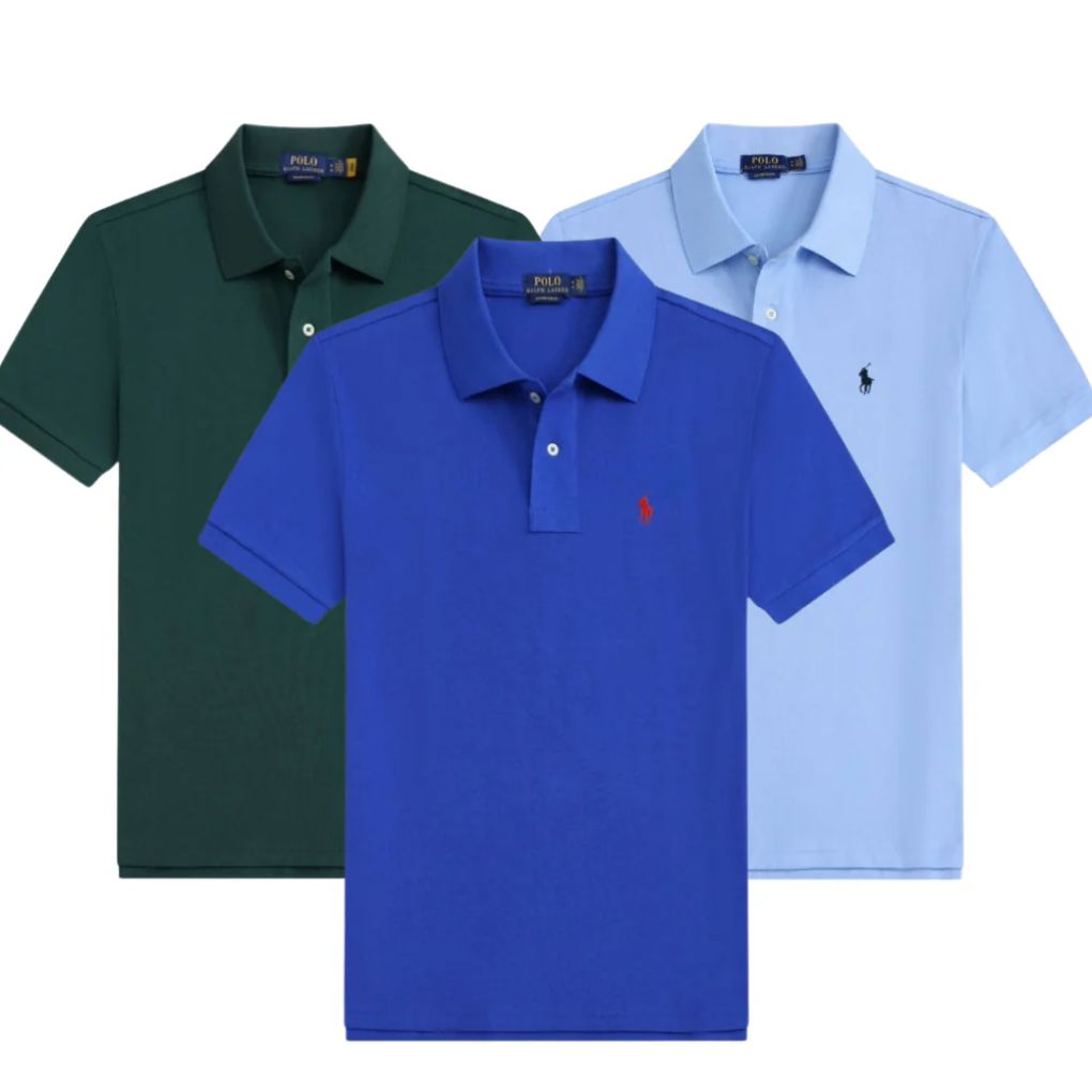 Kaufe 1, erhalte 3 – RL Classic Cotton Polo Shirt