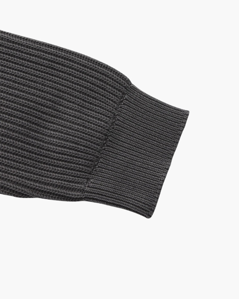 Ribbed Crew Neck Sweater