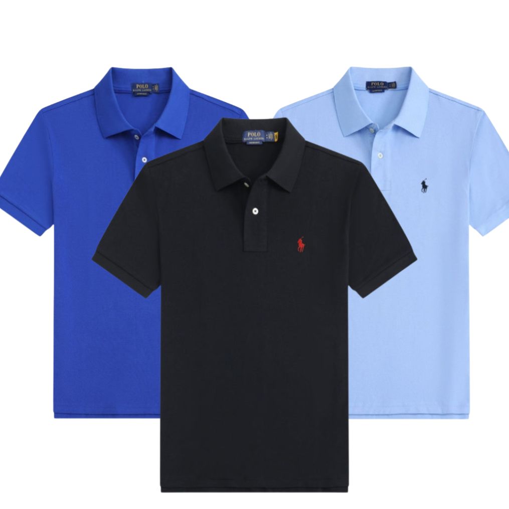 Kaufe 1, erhalte 3 – RL Classic Cotton Polo Shirt