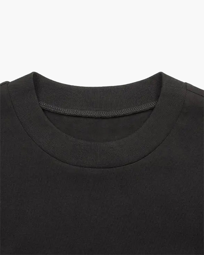Refined Solid Color T-Shirt