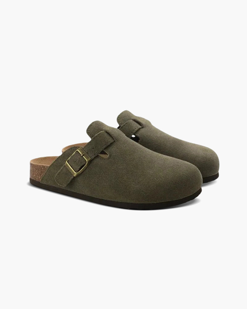 Suede Clogs of Timeless Elegance