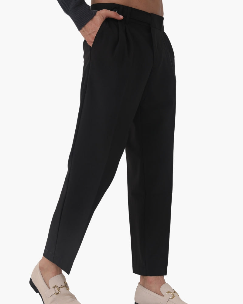 Parisian High-Waisted Trousers