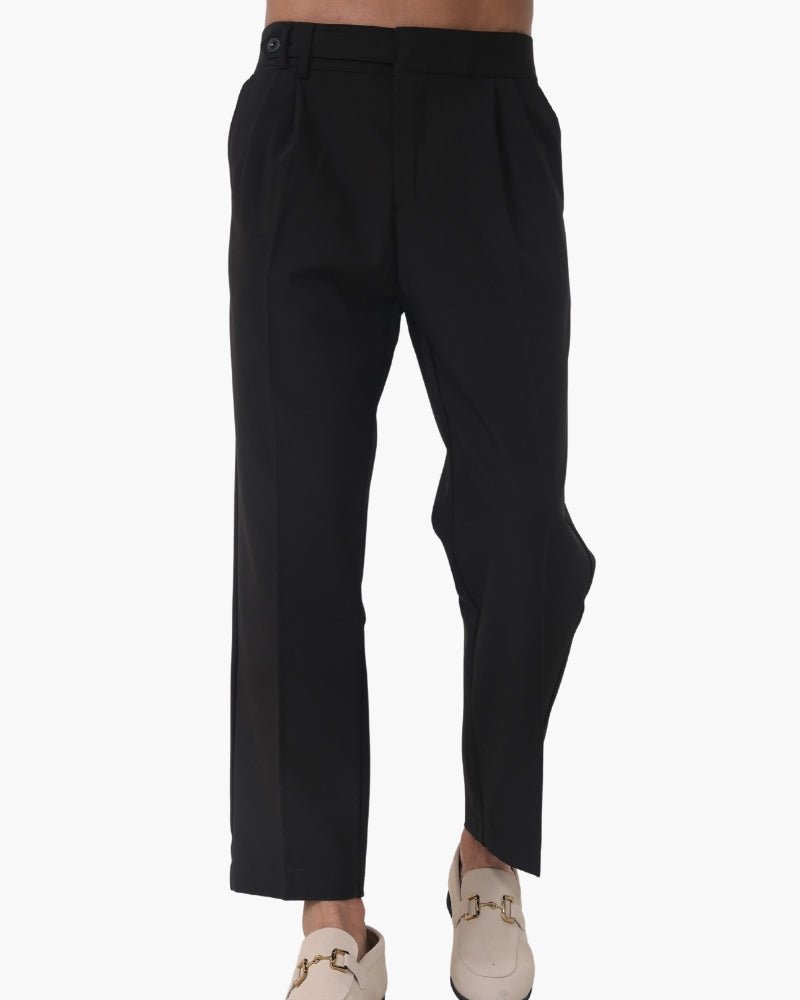 Parisian High-Waisted Trousers