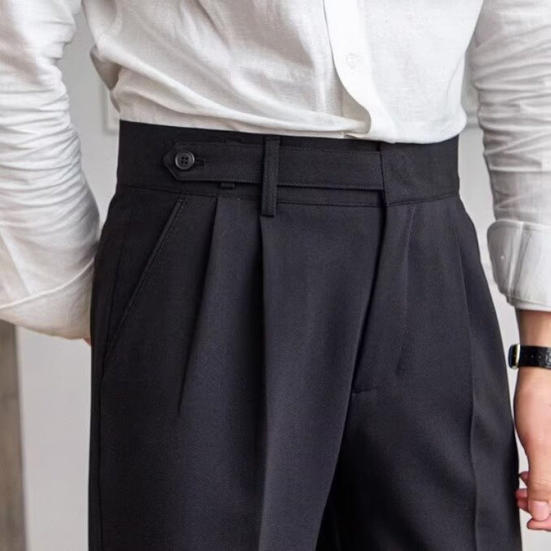 Parisian High-Waisted Trousers