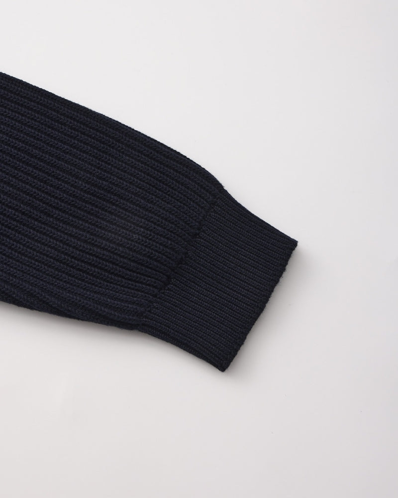 Ribbed Crew Neck Sweater