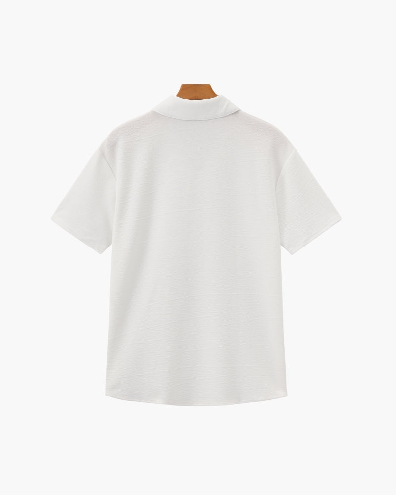 Cotton Polo and Trouser Ensemble