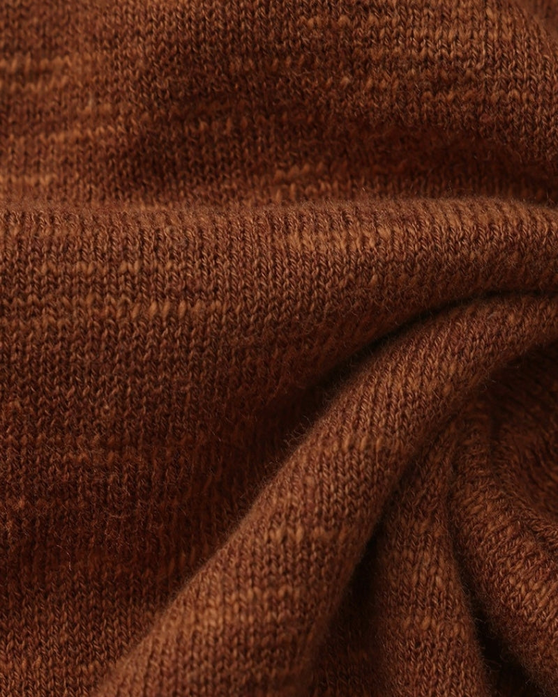 Linen-Cotton Essential Crewneck