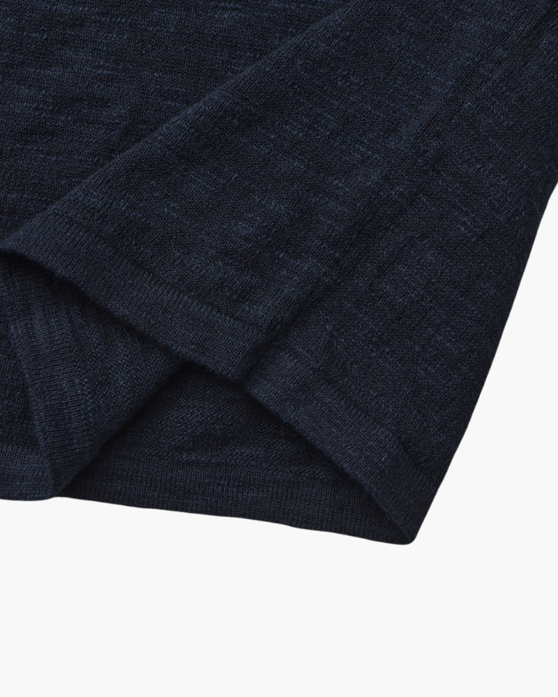 Linen-Cotton Essential Crewneck