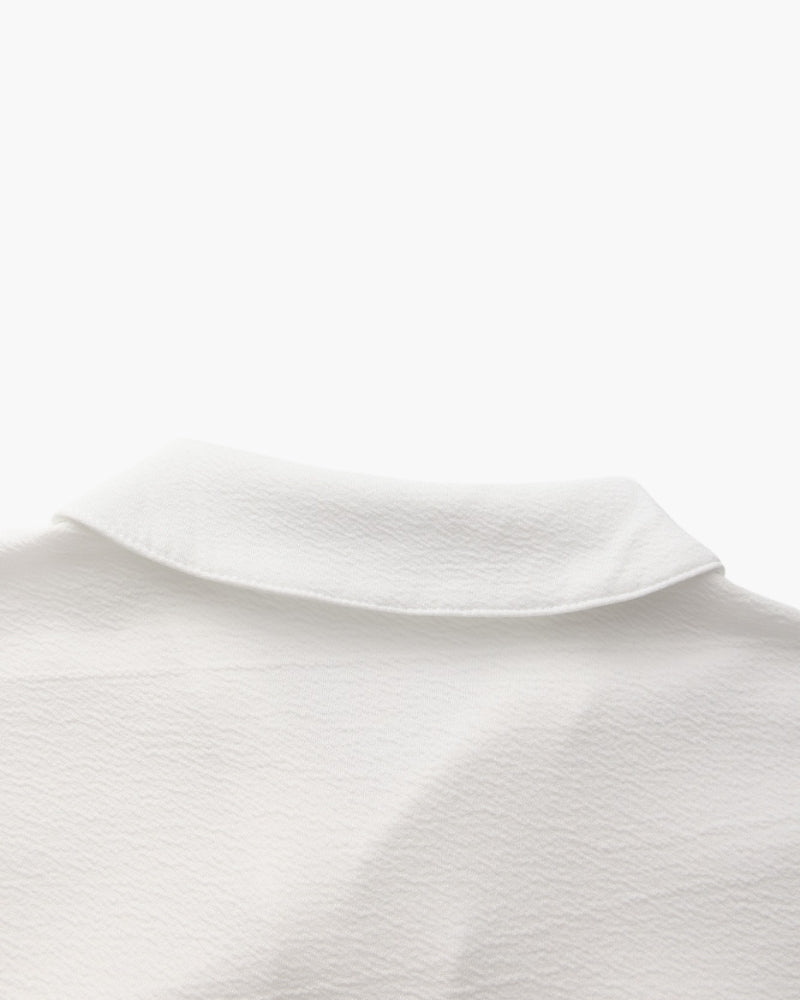 Cotton Polo and Trouser Ensemble