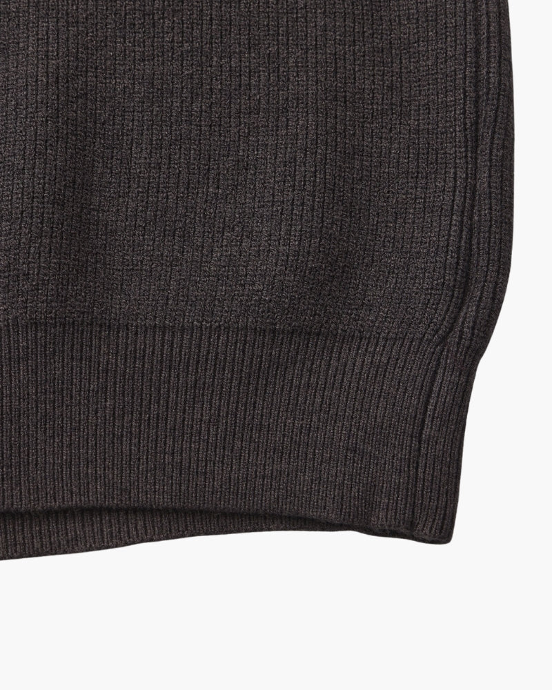Refined Half-Zip Knit Sweater