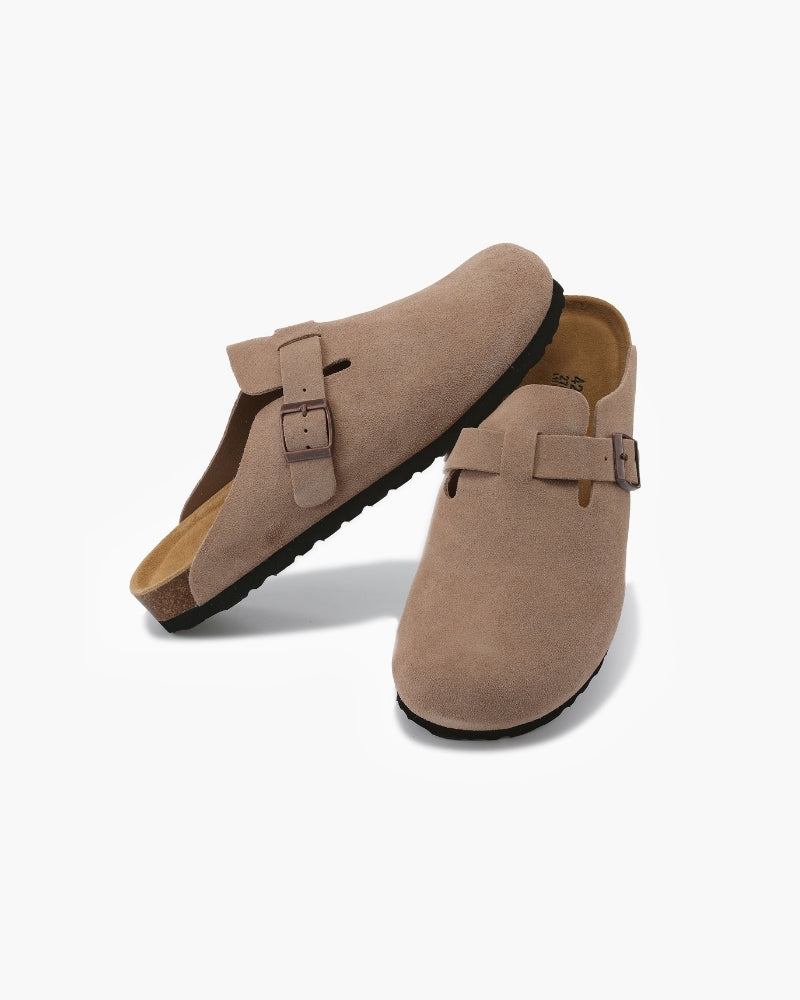 Suede Clogs of Timeless Elegance