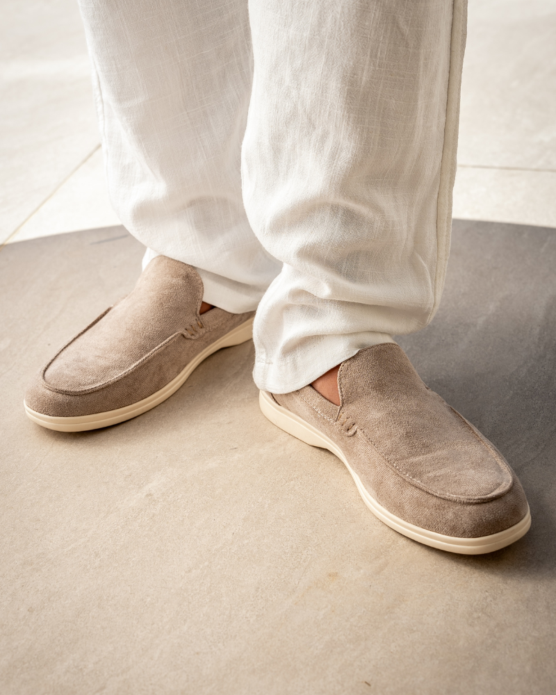 Suede Slippers of Timeless Elegance