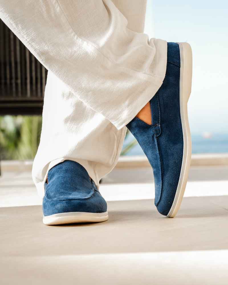 Suede Slippers of Timeless Elegance