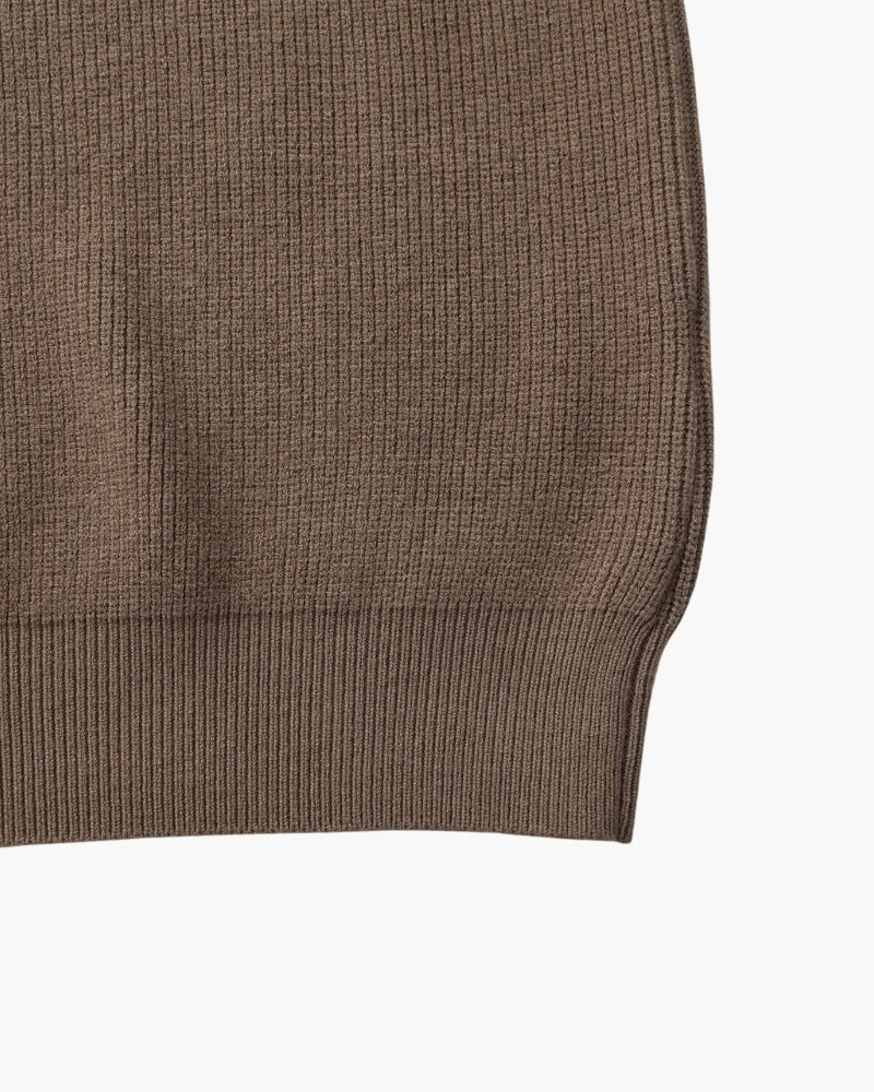 Refined Half-Zip Knit Sweater