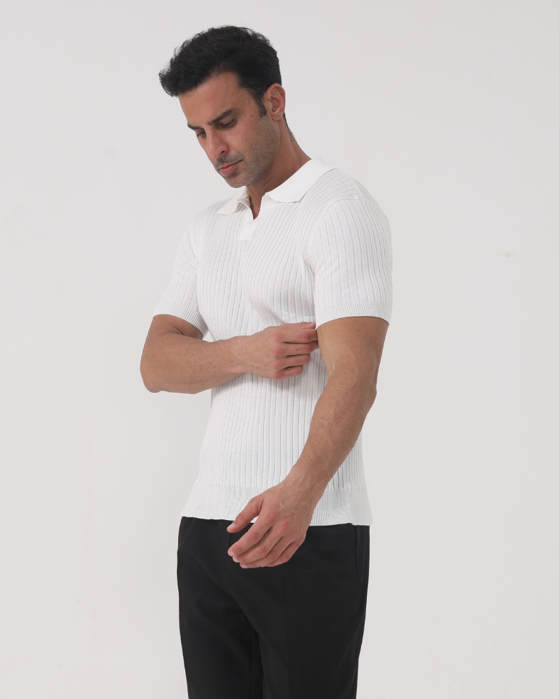 Florenz - Ribbed Cotton Polo