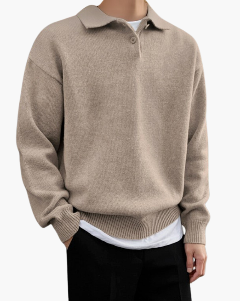 Woolen Half-Zip Pullover