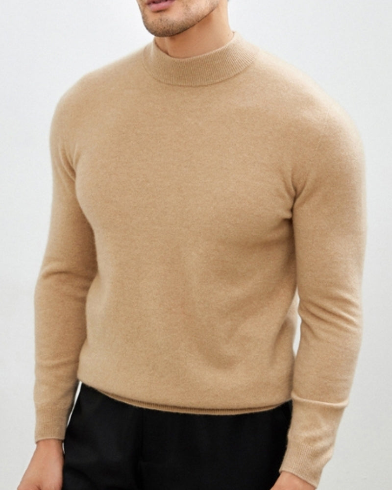 Cashmere Wool Turtleneck Sweater