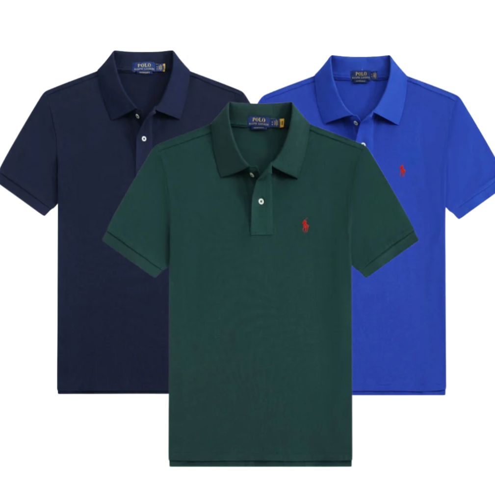 Kaufe 1, erhalte 3 – RL Classic Cotton Polo Shirt