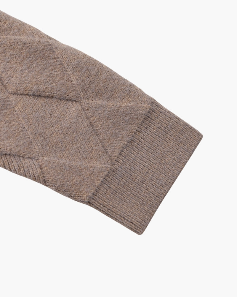 Heritage Diamond Knit Cardigan