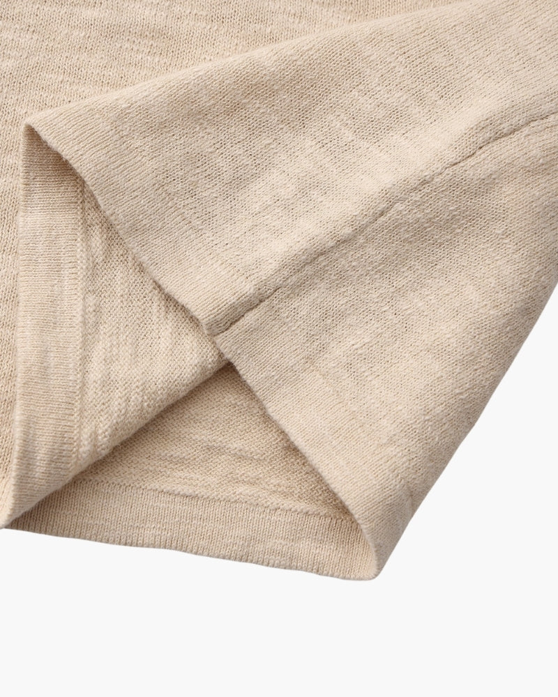 Linen-Cotton Essential Crewneck