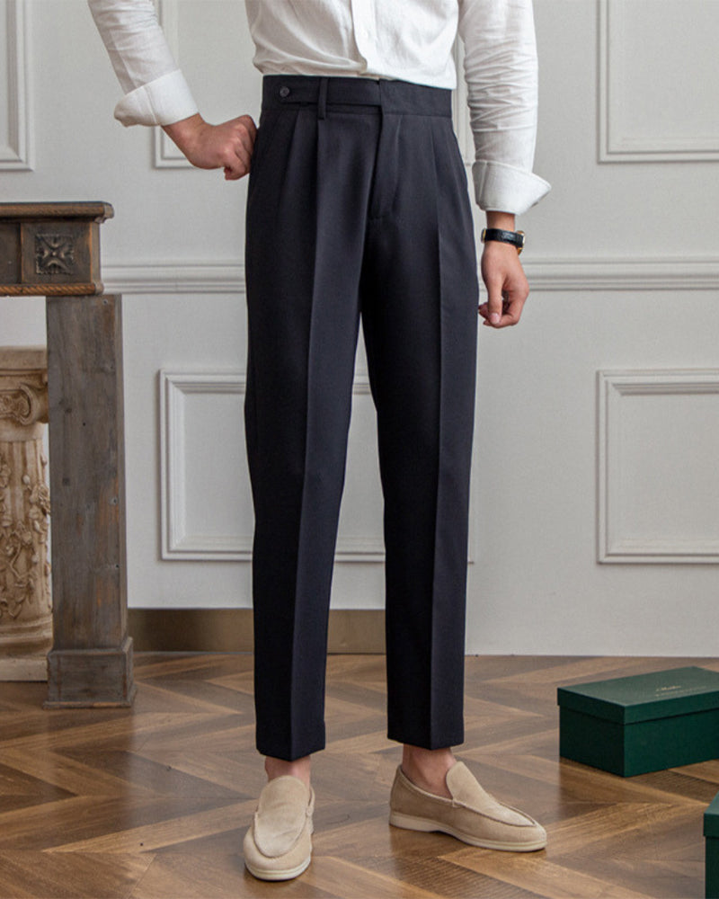 Parisian High-Waisted Trousers