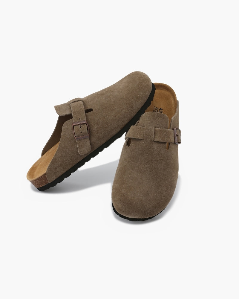 Suede Clogs of Timeless Elegance