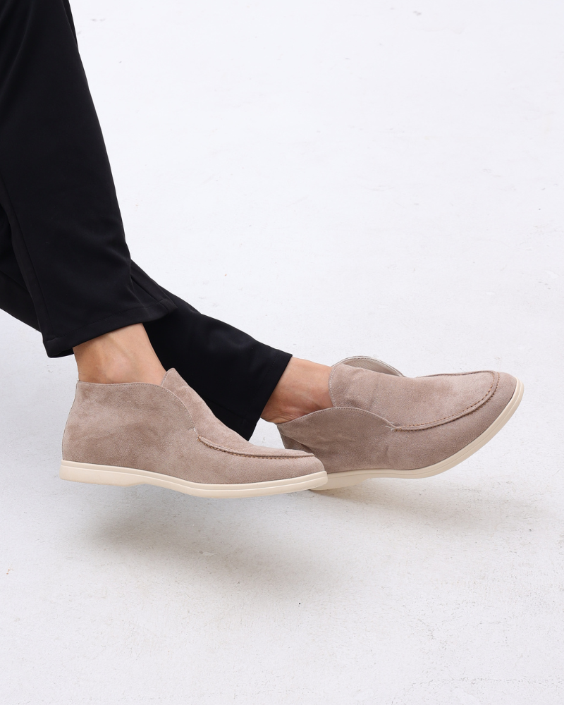 Suede Slippers of Timeless Elegance