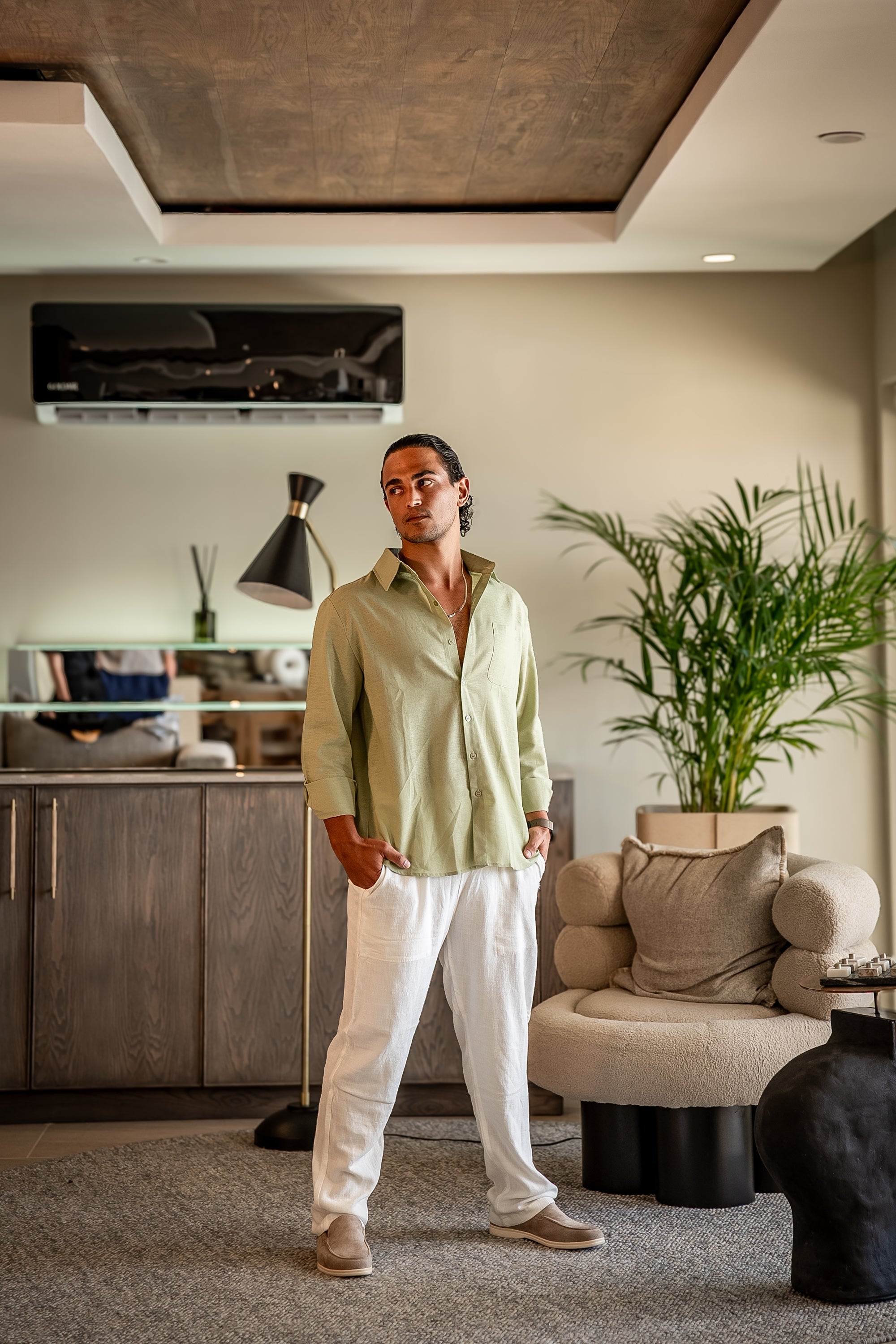 Heritage Linen Ensemble (Long Sleeve Shirt)