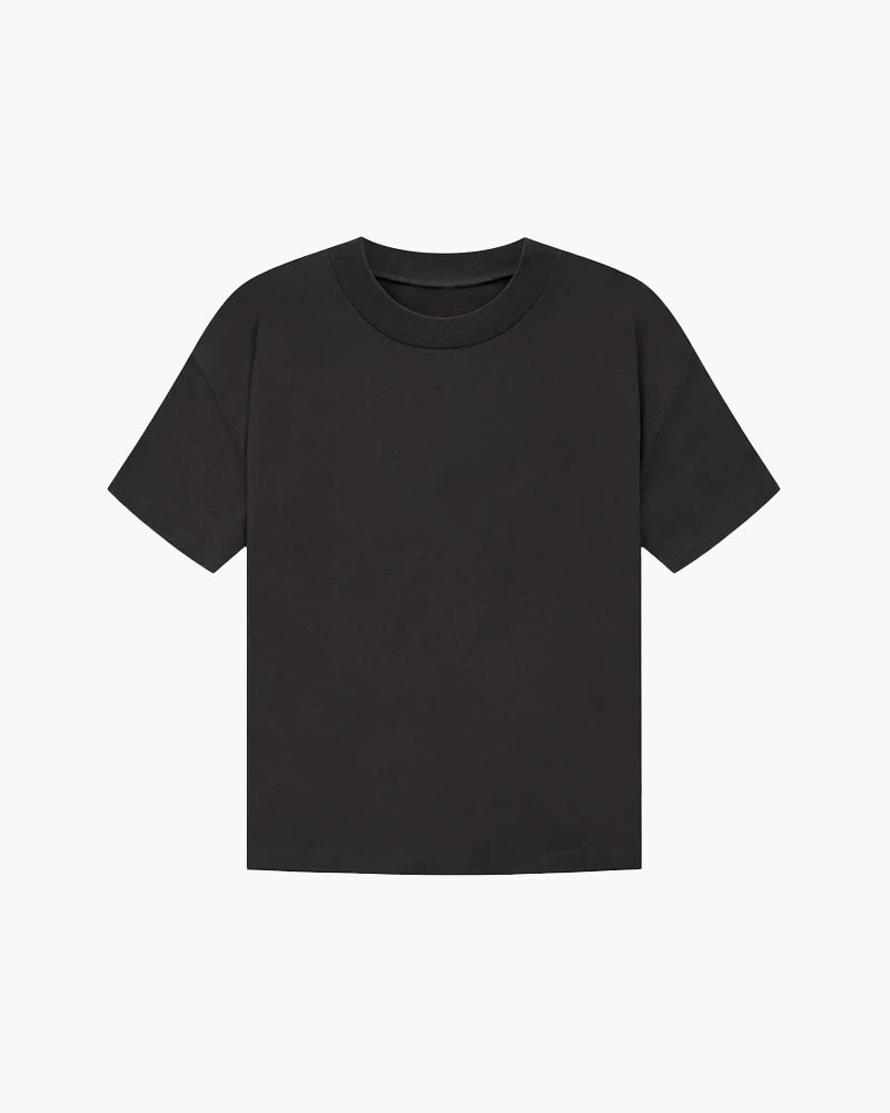 Refined Solid Color T-Shirt